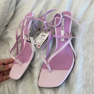 Brand new Zara kitten heel sandals